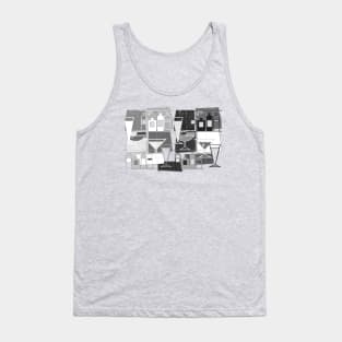 Op Art Bar Tank Top